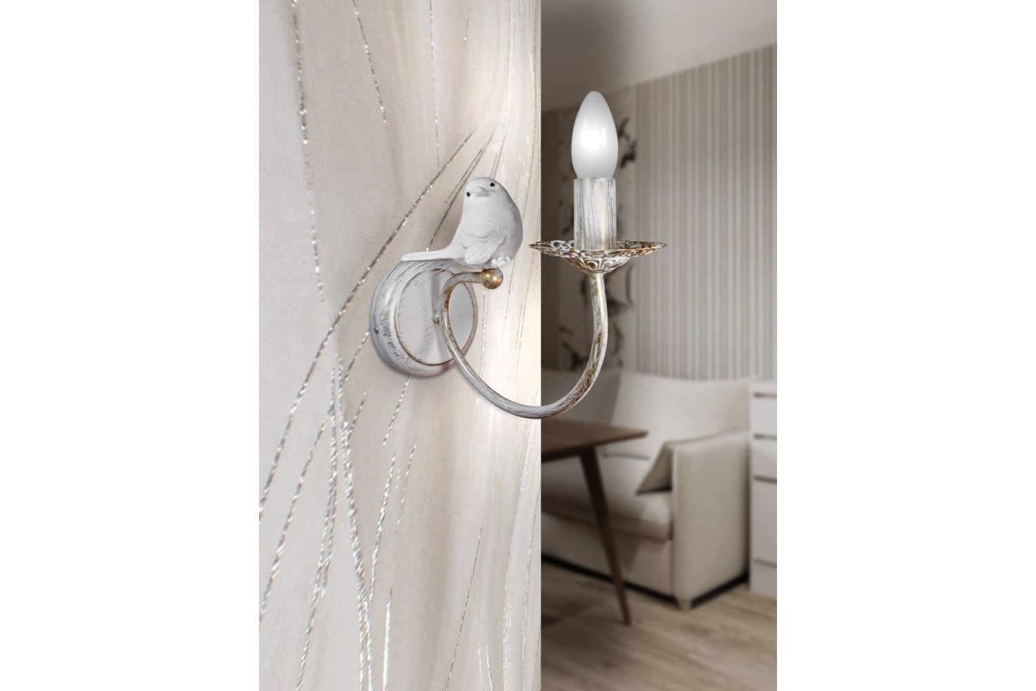 Бра с птичками Петрасвет S1292-1