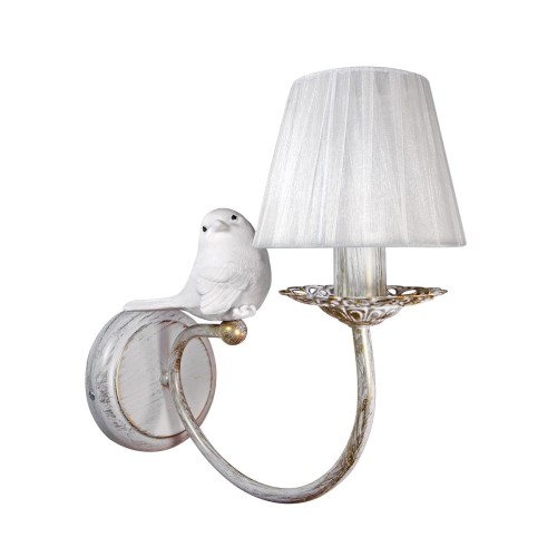 Бра с птичками и абажуром S1294-1 Петрасвет
