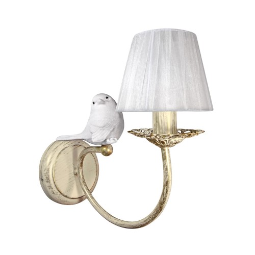 Бра с птичками и абажуром S1295-1 Петрасвет