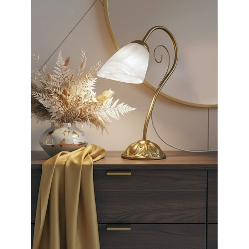 Настольная лампа дизайнерские золотая Е14 S5125-1