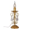 Настольная лампа интерьерная с хрусталем золотая S5126-1
