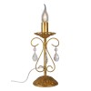 Настольная лампа интерьерная с хрусталем золотая S5126-1