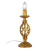 Настольная лампа дизайнерская золотая металл S5127-1