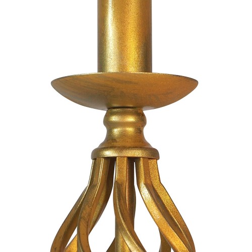 Настольная лампа дизайнерская золотая металл S5127-1