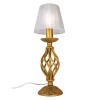 Настольная лампа дизайнерская золотая металл S5127-1
