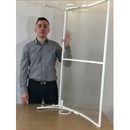 Козырёк над дверью Петрасвет S4025 Белый поликарбонат янтарный