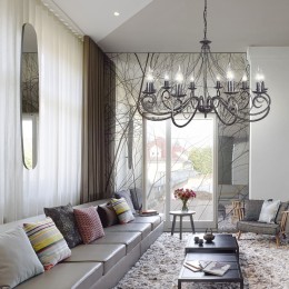 Люстра Петрасвет S1267-10, 10хЕ14 макс, 60Вт