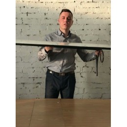 Козырёк над дверью Петрасвет S4003 Черный усиленный