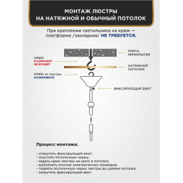 Люстра Петрасвет S3130-5, 5хЕ14 макс. 60Вт